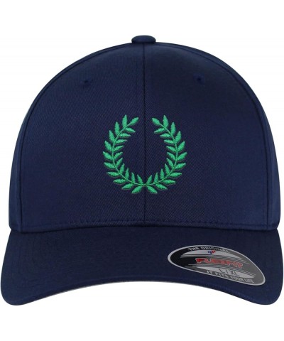 Flexfit Hellenism Embroidered Baseball Cap Greek Navy $12.29 Baseball Caps