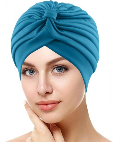 Ladies Fall Head Scarf Womens Large Elastic Solid Comfort Flat Hat Monochrome Fashion Headband Hat Womens Hat Bu2 One Size $7...