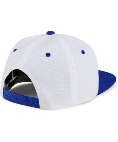 Virtual Reality Hip-Hop Snapback Hat Embroidered Baseball Cap VR 47. White/Blue $10.24 Baseball Caps