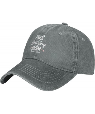 This is What an Amazing Mom Looks Like Cowboy hat Women Baseball Cap Men Hats Sun Hat Dad Hat Trucker hat Black Gray $10.19 B...