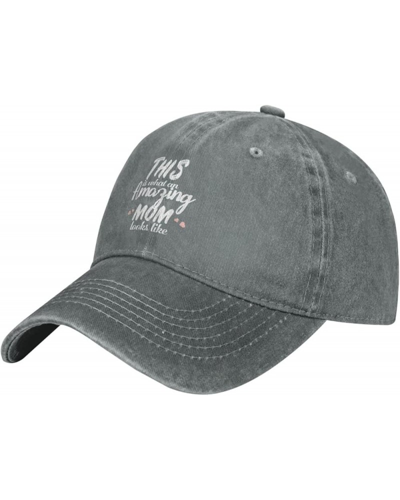 This is What an Amazing Mom Looks Like Cowboy hat Women Baseball Cap Men Hats Sun Hat Dad Hat Trucker hat Black Gray $10.19 B...