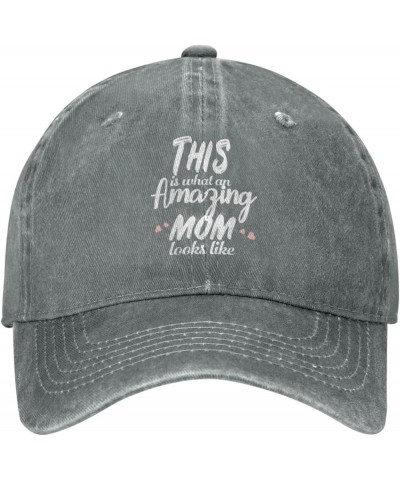 This is What an Amazing Mom Looks Like Cowboy hat Women Baseball Cap Men Hats Sun Hat Dad Hat Trucker hat Black Gray $10.19 B...