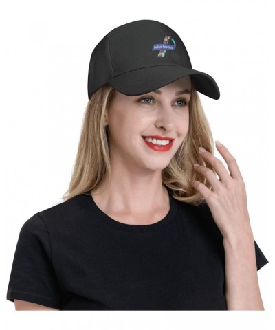 Autism Awareness Hat Funny Baseball Cap Adjustable Black Trucker Hat for Men Women Black $11.15 Baseball Caps