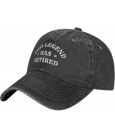 This Legend-Has Retired Hat Happy 2024 Retirement Legend Retired Hat Trucker Hat for Men Women Dad Baseball Cap Black $15.79 ...