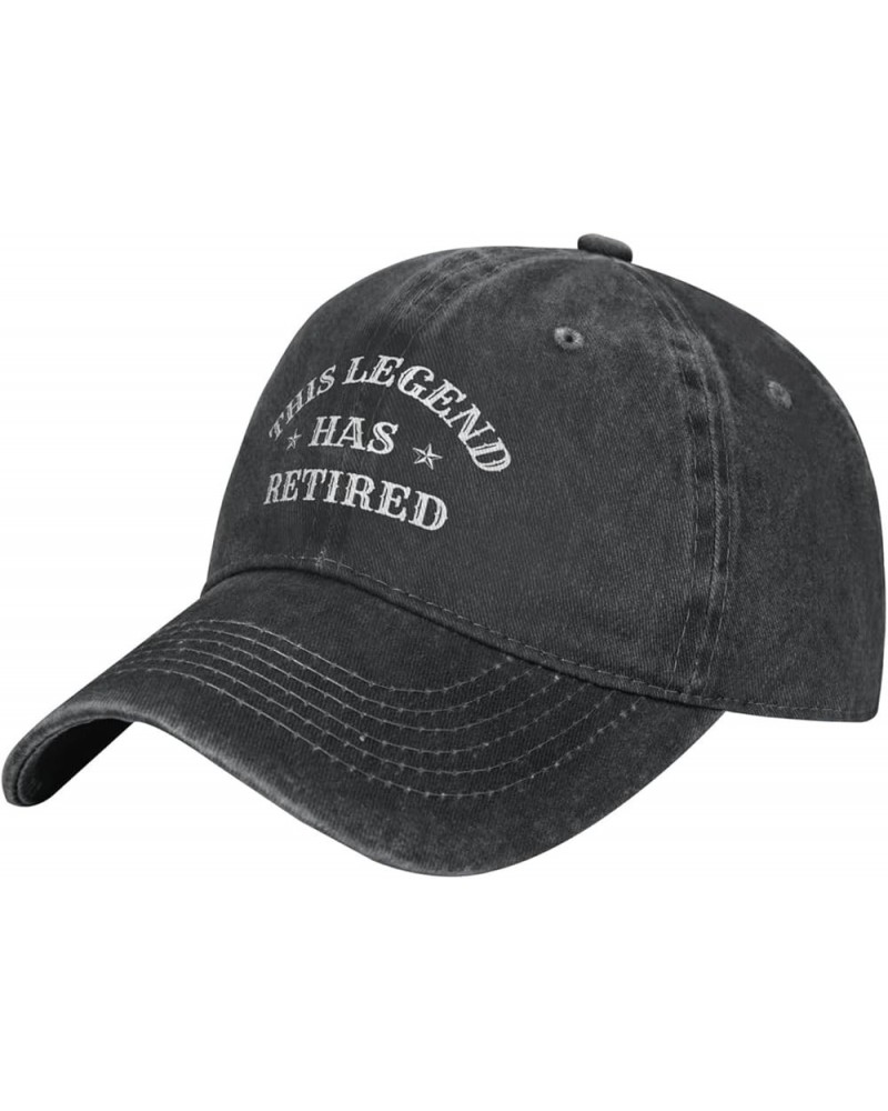 This Legend-Has Retired Hat Happy 2024 Retirement Legend Retired Hat Trucker Hat for Men Women Dad Baseball Cap Black $15.79 ...