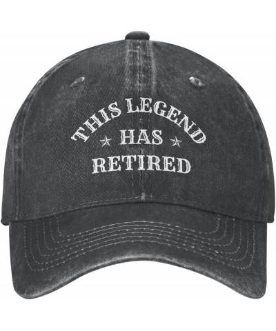 This Legend-Has Retired Hat Happy 2024 Retirement Legend Retired Hat Trucker Hat for Men Women Dad Baseball Cap Black $15.79 ...