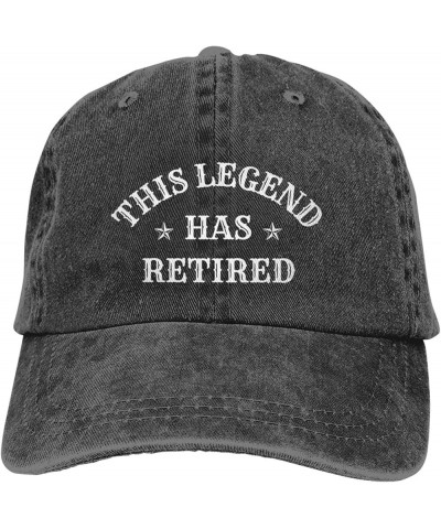 This Legend-Has Retired Hat Happy 2024 Retirement Legend Retired Hat Trucker Hat for Men Women Dad Baseball Cap Black $15.79 ...