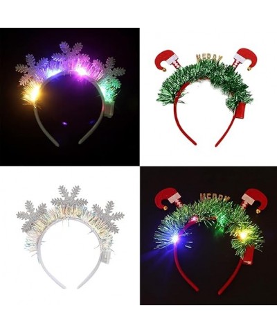 Christmas LED Hairband Party Cosplay Headband Holiday Decorative Headhoop New Year Festival Hair Accessories 3 $4.50 Headbands