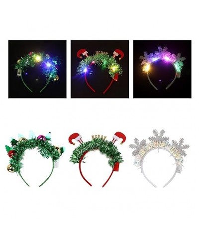 Christmas LED Hairband Party Cosplay Headband Holiday Decorative Headhoop New Year Festival Hair Accessories 3 $4.50 Headbands