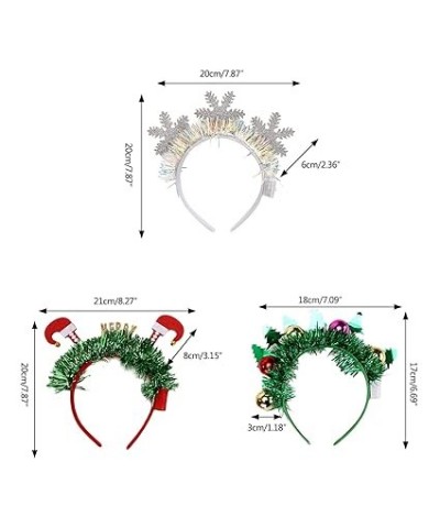 Christmas LED Hairband Party Cosplay Headband Holiday Decorative Headhoop New Year Festival Hair Accessories 3 $4.50 Headbands