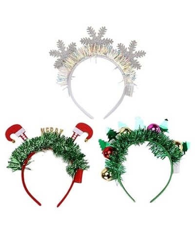 Christmas LED Hairband Party Cosplay Headband Holiday Decorative Headhoop New Year Festival Hair Accessories 3 $4.50 Headbands