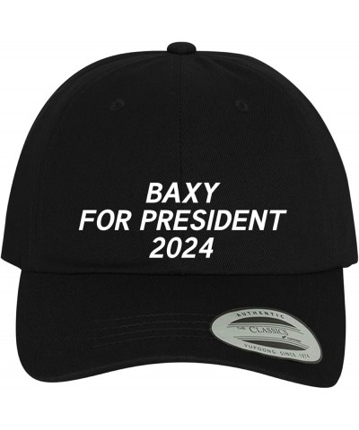 Baxy for President 2024 - Comfortable Dad Hat Baseball Cap Black $14.67 Baseball Caps