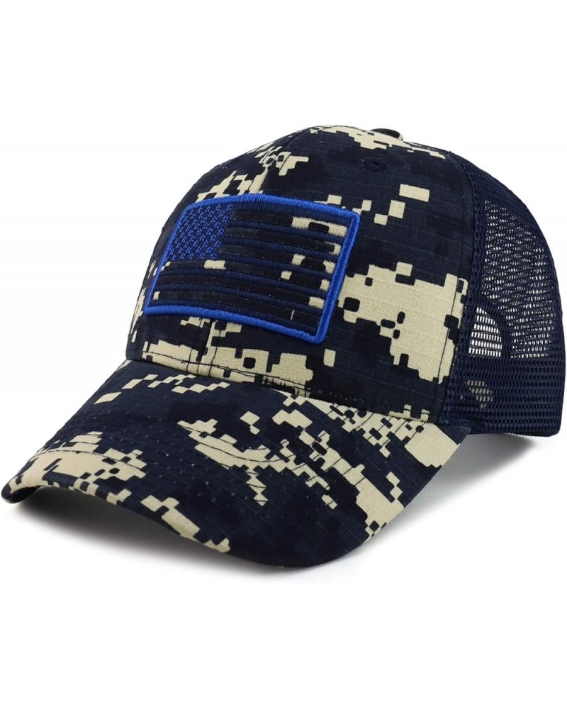 USA Flag Embroidered Structured Trucker Mesh Baseball Cap Ndc $7.94 Baseball Caps