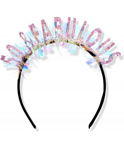 50th Birthday Decorations 50&FABULOUS Birthday Headband Birthday Crown 50th Birthday Girl Headband Happy Birthday Pink $5.60 ...