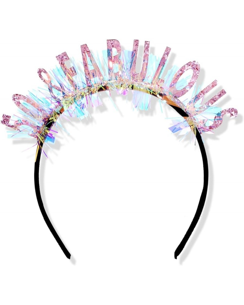 50th Birthday Decorations 50&FABULOUS Birthday Headband Birthday Crown 50th Birthday Girl Headband Happy Birthday Pink $5.60 ...