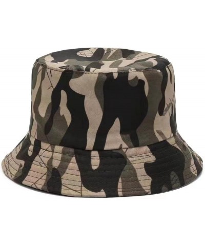 Unisex Fashion Bucket Hat Summer Fisherman Cap Buckets Festival Hat Men's Bucket Hat D $6.14 Bucket Hats