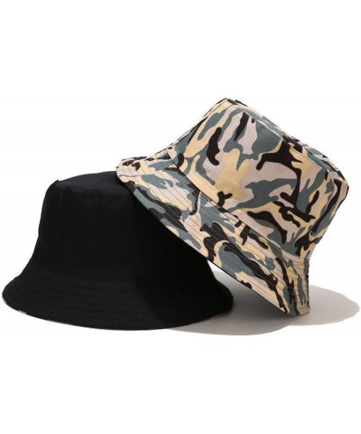 Unisex Fashion Bucket Hat Summer Fisherman Cap Buckets Festival Hat Men's Bucket Hat D $6.14 Bucket Hats