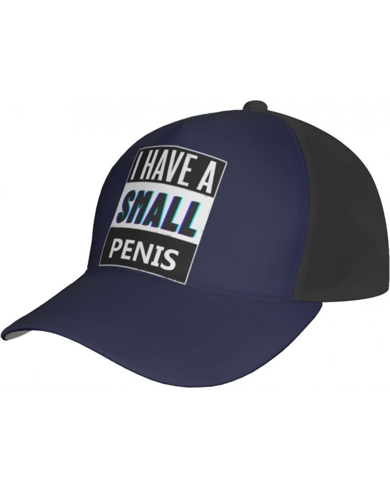 I Have A Tiny-Penis Cap Tucker Hat Adjustable Baseball Caps Black $15.98 Baseball Caps