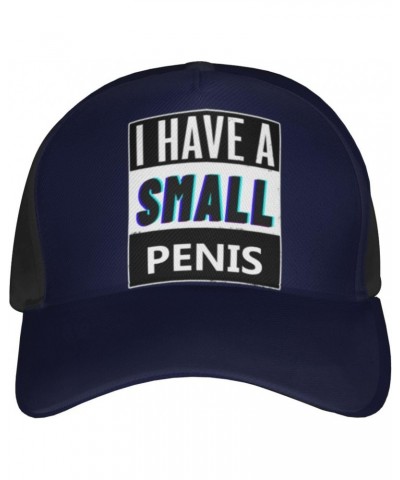 I Have A Tiny-Penis Cap Tucker Hat Adjustable Baseball Caps Black $15.98 Baseball Caps