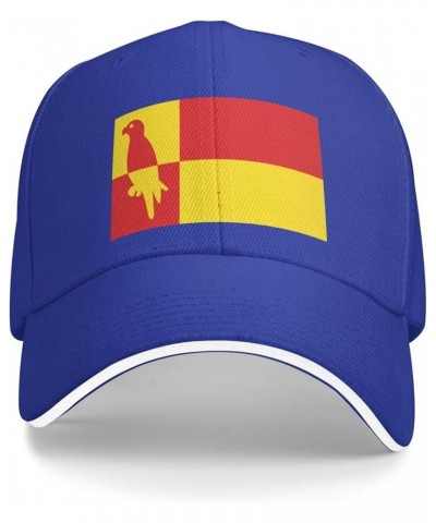 Westerbork vlag Sandwich Hat Adjustable Baseball Cap Black Blue $13.24 Baseball Caps