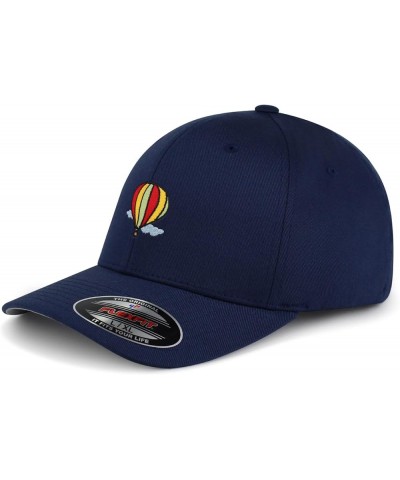 Flexfit Hot Air Ballon Embroidered Baseball Cap Travel Sky Navy $14.99 Baseball Caps