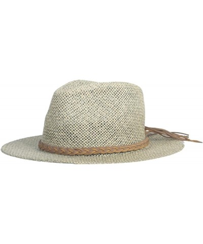 Fashionable Fedoras Hats Wide-Brim Panama Beach Sun Hat Summer Straw Hat Cap for Women Men Costume Accessories 15 $16.34 Fedoras