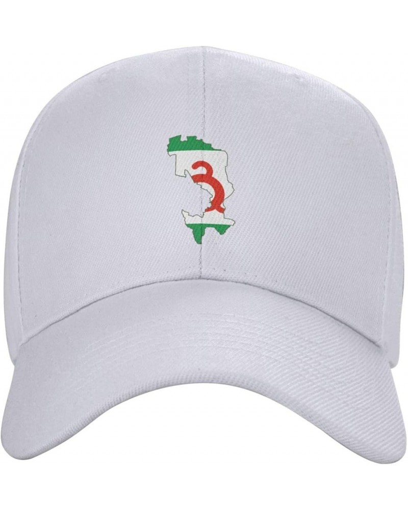 Ingushetia Geo Stub Baseball Caps for Men Women Hat Adjustable Cap Trucker Hats Dad Cap White $10.10 Baseball Caps