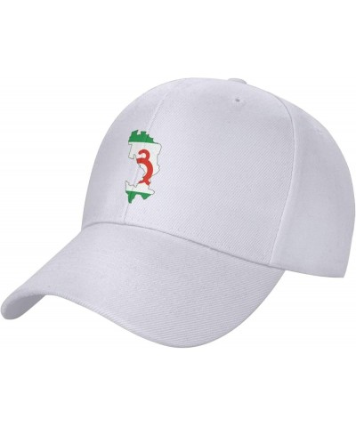 Ingushetia Geo Stub Baseball Caps for Men Women Hat Adjustable Cap Trucker Hats Dad Cap White $10.10 Baseball Caps