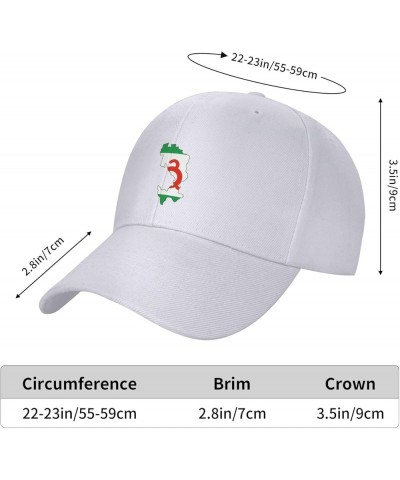 Ingushetia Geo Stub Baseball Caps for Men Women Hat Adjustable Cap Trucker Hats Dad Cap White $10.10 Baseball Caps