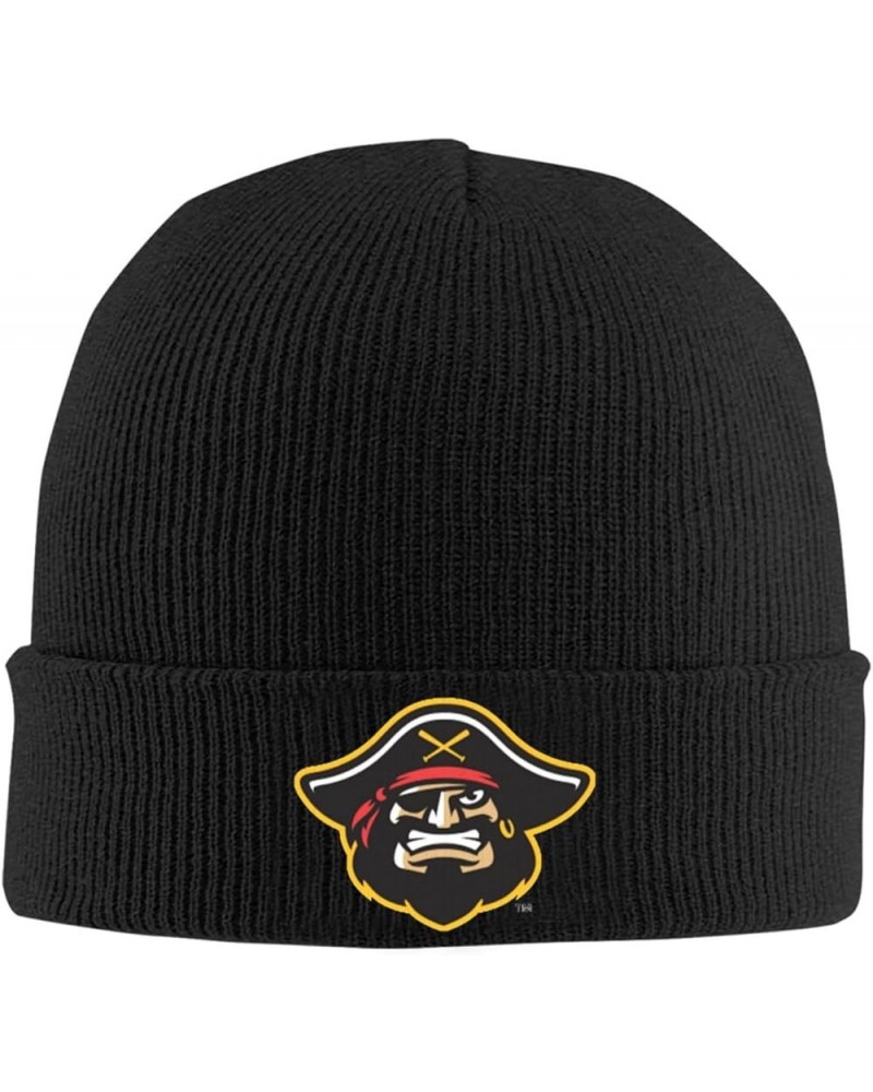 Bradenton Marauders Beanie Hat for Men and Women Winter Warm Hats Knit Slouchy Thick Skull Cap Black $7.66 Skullies & Beanies