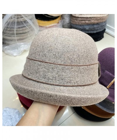 Womens 1920s Vintage Cloche Hat Derby Church Hats Crushable & Adjustable Bucket Hat E $21.52 Bucket Hats