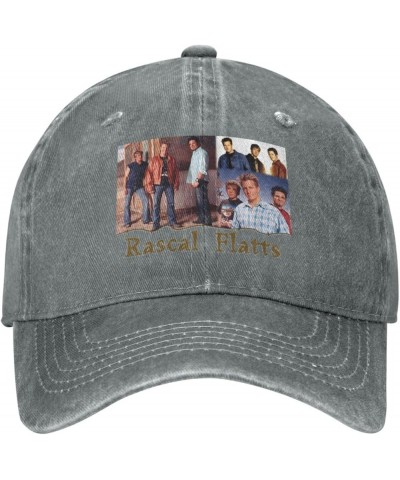 Rascal Music Flatts Hat Cap Adult Casual Hat Casquette Classical Washable Denim Baseball Cap Truck Hat Black Gray $11.09 Base...