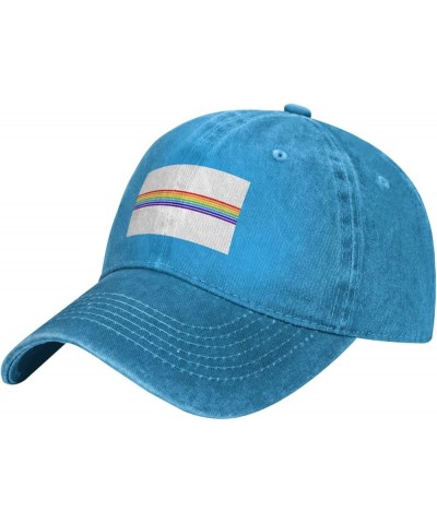 Flag of The Jewish Autonomous Oblast Baseball Cap for Men Women Hats Adjustable Vintage Cowboy Hat Dad Caps Blue $10.92 Cowbo...