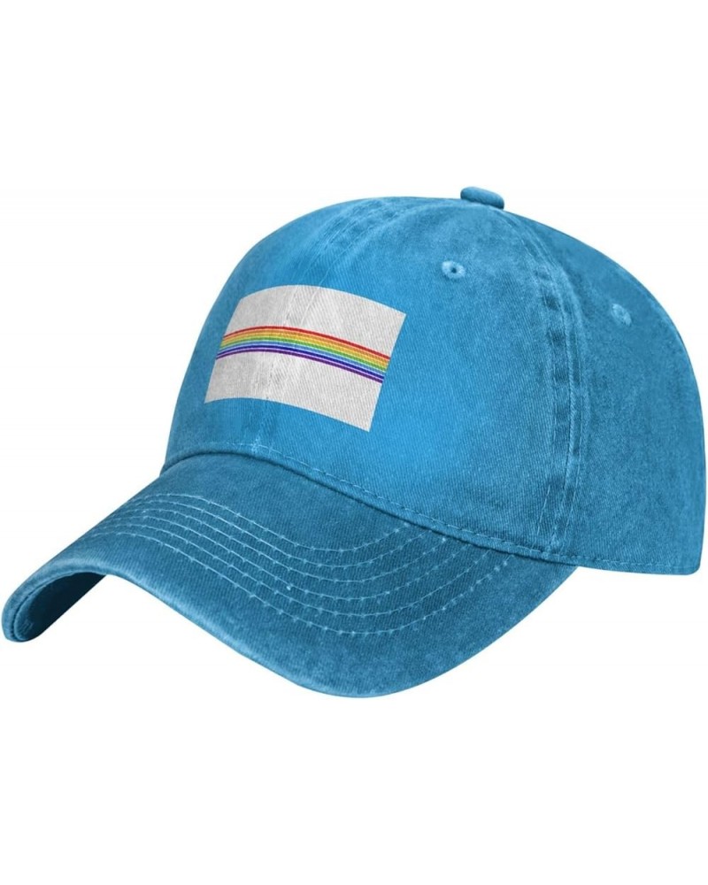 Flag of The Jewish Autonomous Oblast Baseball Cap for Men Women Hats Adjustable Vintage Cowboy Hat Dad Caps Blue $10.92 Cowbo...