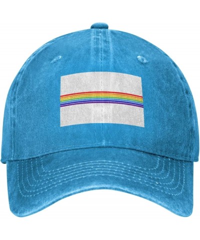 Flag of The Jewish Autonomous Oblast Baseball Cap for Men Women Hats Adjustable Vintage Cowboy Hat Dad Caps Blue $10.92 Cowbo...