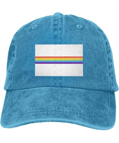 Flag of The Jewish Autonomous Oblast Baseball Cap for Men Women Hats Adjustable Vintage Cowboy Hat Dad Caps Blue $10.92 Cowbo...