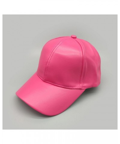 Trendy Baseball Cap Male Female Baseball Cap Soild Men Women Baseball Cap Unisex Hat Hot Pink $8.62 Baseball Caps