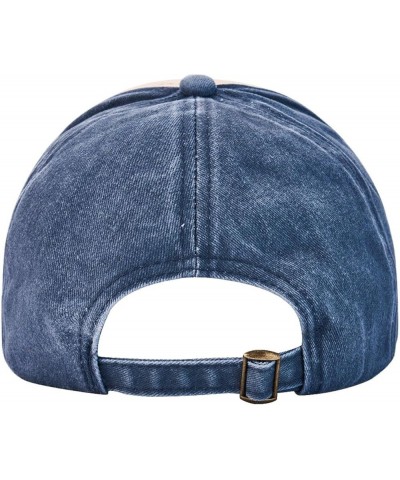 Protect Trans Kids Adult Washed Cowboy Hat Baseball Hat Outdoor Travel Hat Denim Hat Navy Blue $13.37 Cowboy Hats