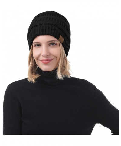 Beanies Women Warm Winter Beanie for Women Thick Soft Hat Knit Hats for Women Slouchy Cap Winter Hat for Women 1 Ginger Yello...