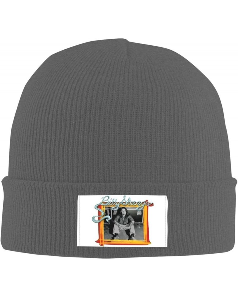 Billy Music Strings Knit Hat Super Warm Knit Cap Fashion Plain Cuffed Cap Black Deep Heather $11.62 Skullies & Beanies