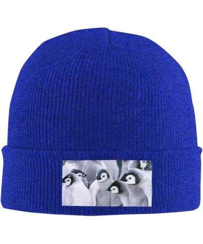 Multifunction Cute Penguin1 Print Knitted Hat Gifts Outdoor Daily Unisexn Beanie Soft Warm,Elastic Blue $11.85 Skullies & Bea...