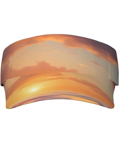 White Helicopter Adult Sunscreen Visor Cap - Stylish and Adjustable Sun Protection Hat for Men and Women Sunset Beach $11.72 ...