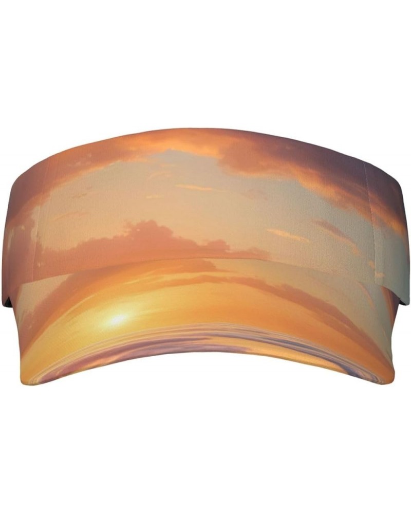 White Helicopter Adult Sunscreen Visor Cap - Stylish and Adjustable Sun Protection Hat for Men and Women Sunset Beach $11.72 ...