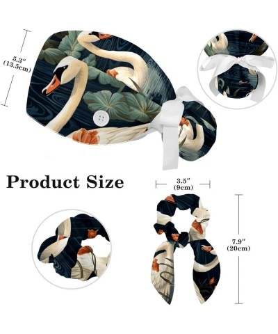 Animal Swan Classic Working Cap Adjustable Tie Back Hat Ponytail Holder Hair Accessories Color 10 $10.44 Skullies & Beanies