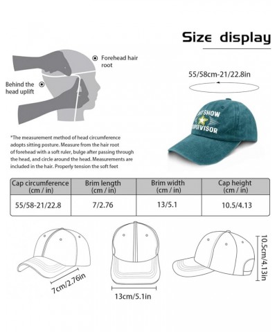 Baseball Cap Golf Gym Hat for Men's Beach Baseball Hats Breathable id tap That Baseball Hat Cyan Blue $10.05 Visors