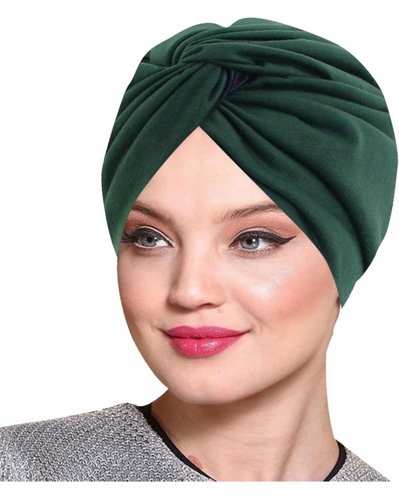 Turban Chemo Beanie, Head Wrap Cap Cotton India Headwear for Woman Cancer Patient Headscarf Sleep Bonnet Ag $6.26 Skullies & ...