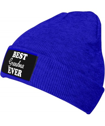 Best Grammie Ever Beanie for Mens Women Winter Warm Hat Knitted Cuffed Skull Cap Black Blue $10.19 Skullies & Beanies