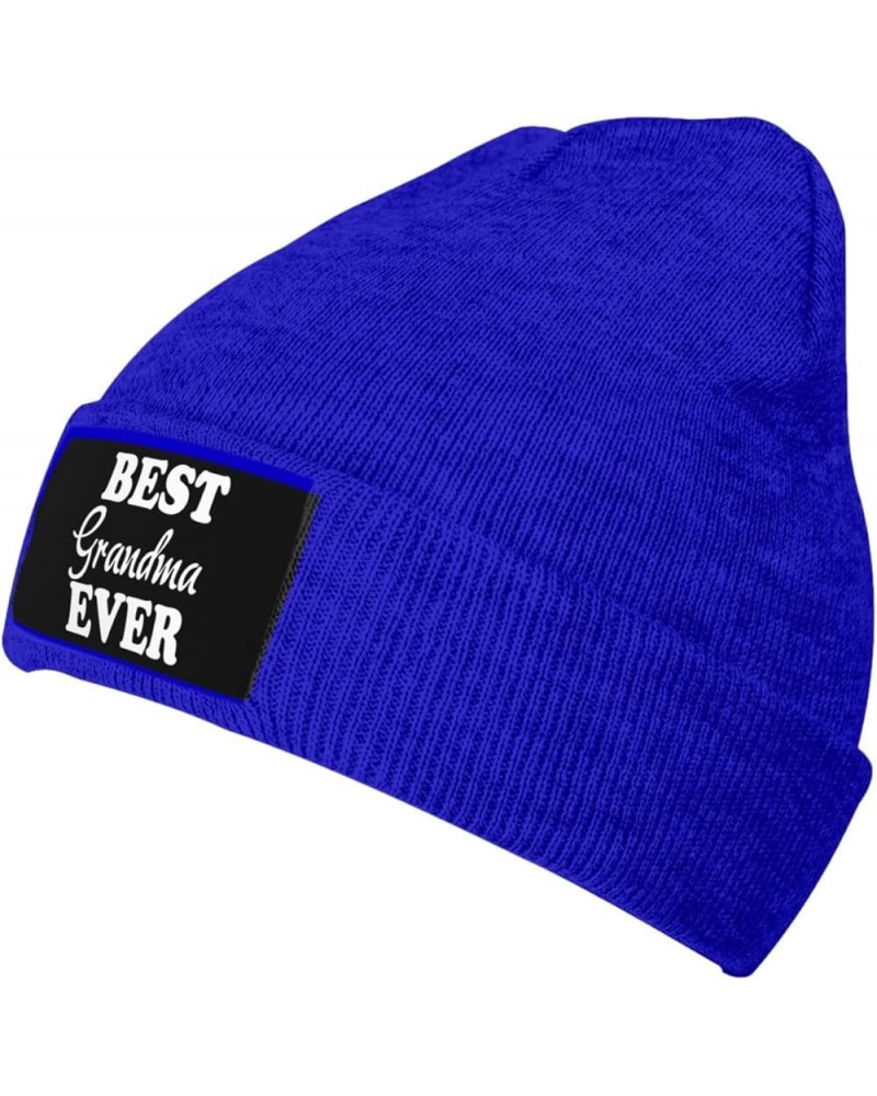 Best Grammie Ever Beanie for Mens Women Winter Warm Hat Knitted Cuffed Skull Cap Black Blue $10.19 Skullies & Beanies