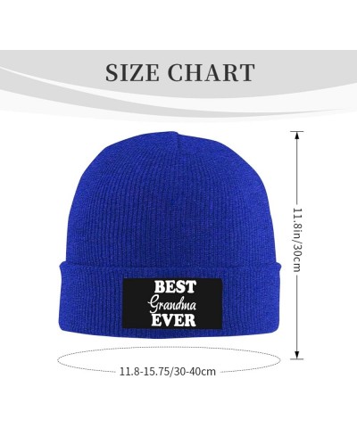 Best Grammie Ever Beanie for Mens Women Winter Warm Hat Knitted Cuffed Skull Cap Black Blue $10.19 Skullies & Beanies