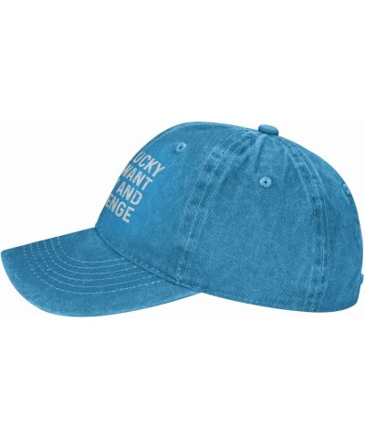 You're Lucky Women Want Equality and Not Revenge Hat for Men Baseball Caps Vintage Hat Blue $11.79 Baseball Caps